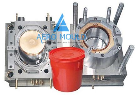 China paint bucket mould making factory