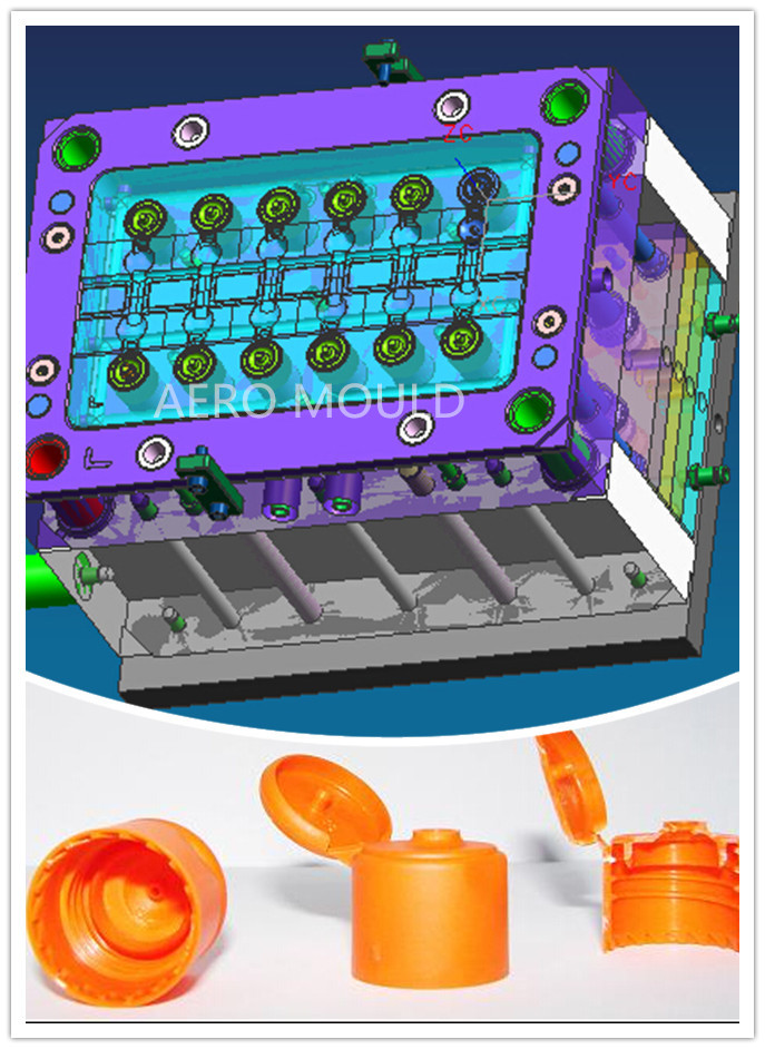 flip top cap mold maker