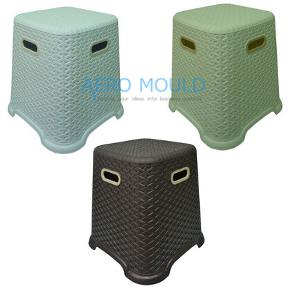 plastic rattan stool mould