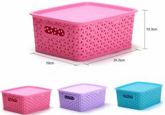 rattan plastic box