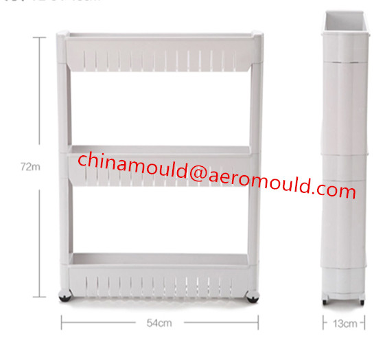 plastic storage rack mould maker in China