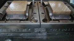 two cavity vegetable crate mold