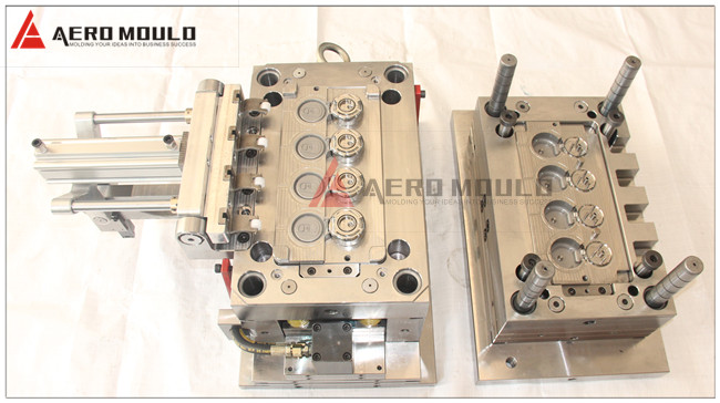 flip top cap in mold closing system